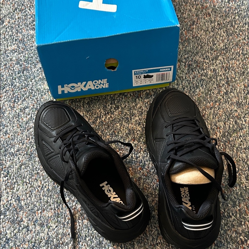 Hoka One One Men's Black Athletic Shoes